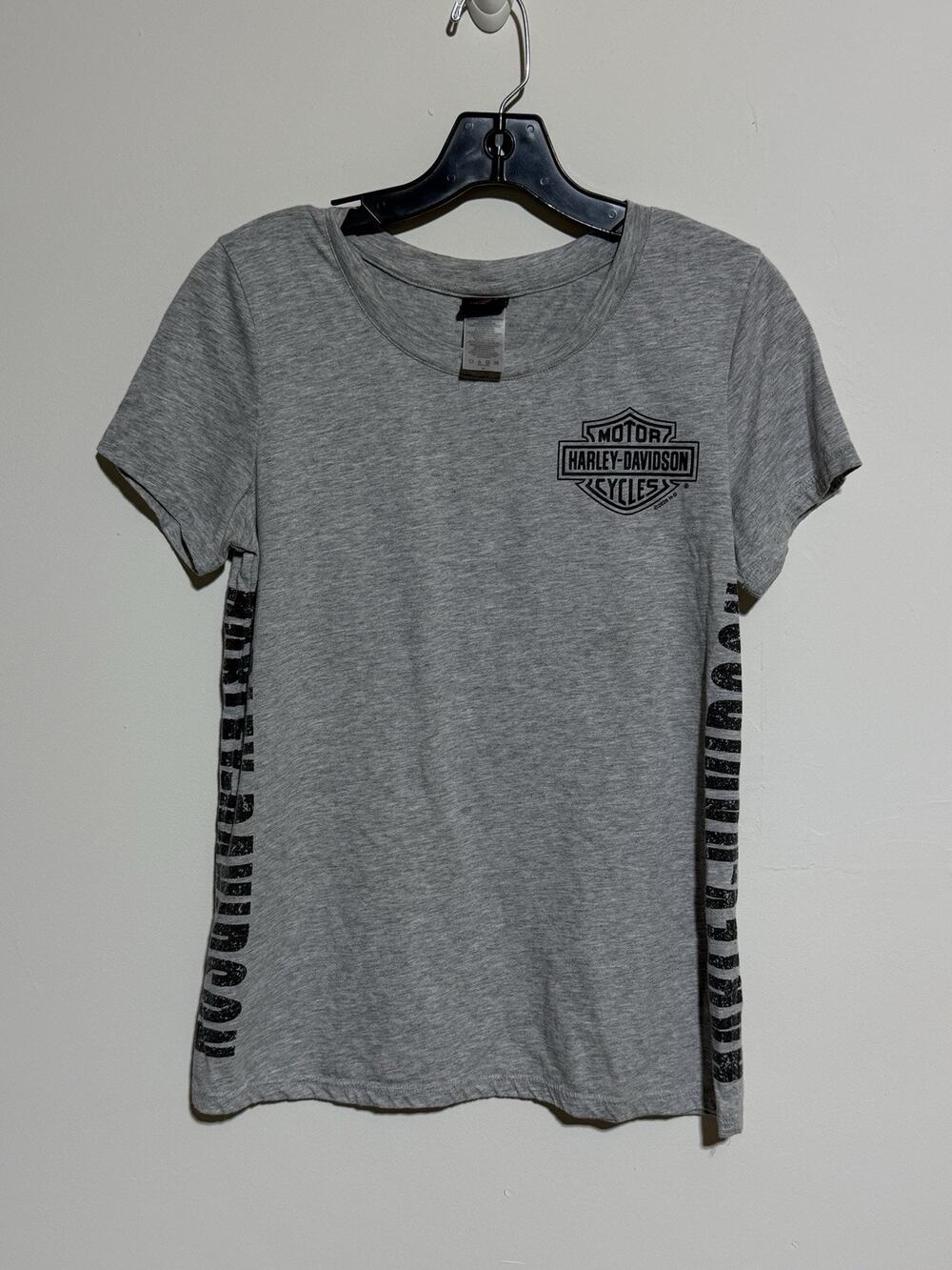Harley Davidson Twin Cities Blaine MN Gray Long Sleeve T-Shirt Womens M